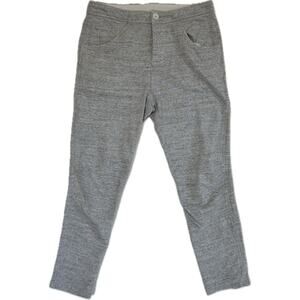 JAMES PERSE Standard Long John Gray Cotton Sweatpants Women's Size 25/Small